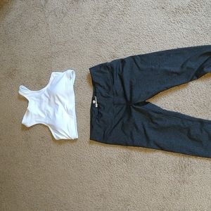 Cute workout set- willing to separate. Like new condition for both!